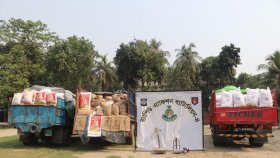 মাটিকাটা থেকে ন্যায্যমূল্যের ৭৭০ বস্তা চাল উদ্ধার