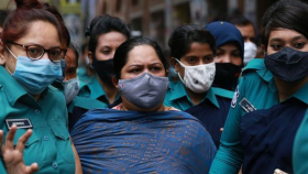 সাংবাদিক রোজিনার মুক্তি দাবিতে বিভিন্ন সংগঠনের মানবন্ধন