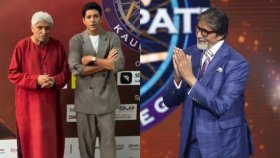 অমিতাভের জন্মদিনে বিশেষ অতিথি বাপ-বেটা