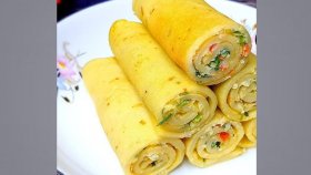 পাঁচমিশালি সবজি আর ডিমের পুর