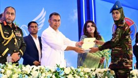বৈশ্বিক শান্তি ও স্থিতিশীলতার পক্ষে বাংলাদেশের অবস্থান সুদৃঢ় থাকবে: প্রধানমন্ত্রী