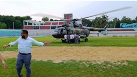মাগুরার নতুন ডিসিকে এয়ার অ্যাম্বুলেন্সে ঢাকায় পাঠানো হলো