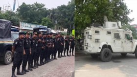 নিরাপত্তায় ঢাকা ও ফাঁকা গোপালগঞ্জ: এসপি বললেন, ‘এখানকার মানুষ শান্তিপ্রিয়’
