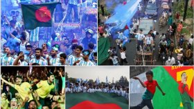 ফিফা ওয়ার্ল্ড কাপ পেজে বাংলাদেশের ফুটবল উন্মাদনার ছবি