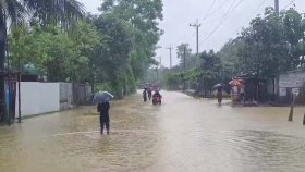 টানা বৃষ্টিতে খাগড়াছড়ির নিম্নাঞ্চল প্লাবিত, পাহাড়ধসের শঙ্কা