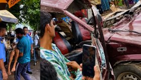 লেভেল ক্রসিংয়ে স্কুলভ্যানে ট্রেনের ধাক্কা, প্রাণ গেলো ৩ শিক্ষার্থীর