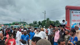 ঢাকা-সিলেট মহাসড়ক অবরোধ