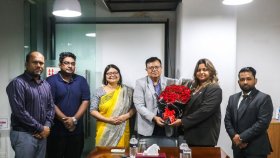 বাংলা ট্রিবিউন ও ঢাকা ট্রিবিউন অফিস পরিদর্শনে মালদ্বীপের হাইকমিশনার