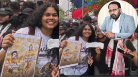 মেয়ে আন্দোলনে অংশ নেওয়ায় বিপাকে মন্ত্রী