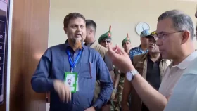মাতারবাড়ী গভীর সমুদ্রবন্দর ও কয়লা বিদ্যুৎ প্রকল্প পরিদর্শন করেছেন প্রধানমন্ত্রী