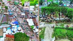 শতবর্ষ পেরিয়েও জমজমাট সরকার বাজার, হাটের দিনে বদলে যায় পুরো চিত্র