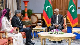 মালদ্বীপের রাষ্ট্রপতির সঙ্গে সার্কের মহাসচিবের বিদায়ী সাক্ষাৎ
