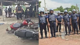 বাস কাউন্টার দখল নিয়ে বিএনপির দুই পক্ষের সংঘর্ষ, আহত ১০