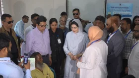 ছানিপড়া রোগীদের জন্য বিনামূল্যে অপারেশন ক্যাম্প উদ্বোধন করলেন ডা. জুবাইদা