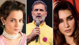 নারী কী পরবেন তা তার নিজস্ব সিদ্ধান্ত: কৃতির পোশাক বিতর্কে কঙ্গনাকে রাহুলের জবাব