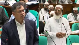 স্বরাষ্ট্রমন্ত্রীর আচরণকে সংসদীয় ফ্যাসিবাদ বললেন বিরোধীদলীয় নেতা