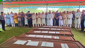 সৌদিতে অগ্নিকাণ্ডে নিহত ৭ জনের জনাজা হলো একসঙ্গে