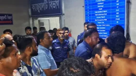 শজিমেক হাসপাতালে রোগীর স্বজন ও ইন্টার্ন চিকিৎসকদের সংঘর্ষে আহত ১২