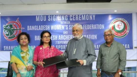 আর্চারি প্রশিক্ষণে মহিলা ক্রীড়া সংস্থা ও আর্চারি ফেডারেশনের সমঝোতা চুক্তি