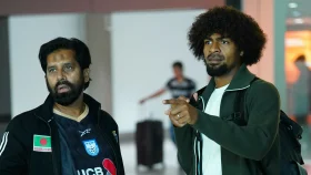জাকার্তায় বাংলাদেশ দলের সঙ্গে হামজা চৌধুরী