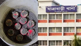 যাত্রাবাড়ীতে পরিত্যক্ত অবস্থায় ১০ ককটেল উদ্ধার