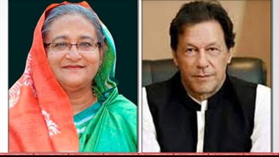 ইমরান খানকে চিঠি দিয়েছেন শেখ হাসিনা