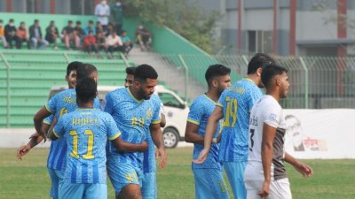 আবাহনীর উল্লাসের মুহূর্ত।