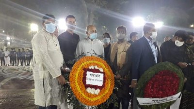 ভাষা শহীদদের প্রতি বিকল্পধারার শ্রদ্ধা নিবেদন