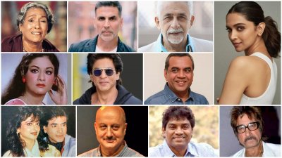 ললিতা, অক্ষয়, নাসিরুদ্দিন, দীপিকা, অরুণা, শাহরুখ, পরেশ, রেখা-জিতেন্দ্র, খের, জনি ও শক্তি