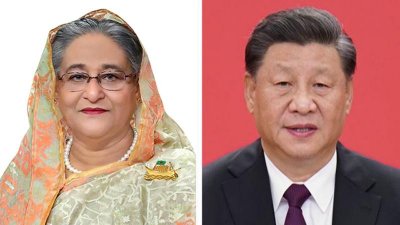 চীনের প্রতিষ্ঠাবার্ষিকীতে শেখ হাসিনার শুভেচ্ছা বার্তা