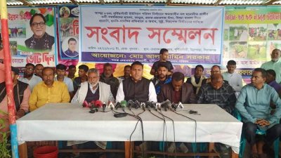 সংবাদ সম্মেলনে স্বতন্ত্র প্রার্থী