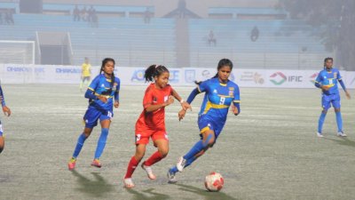 শ্রীলঙ্কার বিপক্ষে আক্রমণাত্মক ফুটবল খেলেছে বাংলাদেশ অনূর্ধ্ব-১৯ নারী ফুটবল দল