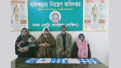 রাজধানীতে মাদকব্যবসা নিয়ন্ত্রণ করে মা-ছেলের চক্র