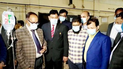 স্বাস্থ্যসেবা বিভাগের প্রতিনিধি দল বুধবার দুপুরে আখাউড়া স্থলবন্দর ও আখাউড়া-আগরতলা সীমান্ত পরিদর্শন করেন