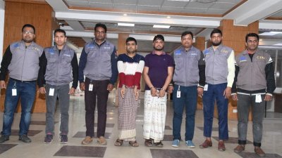 গ্রেফতারকৃত আসামিরা