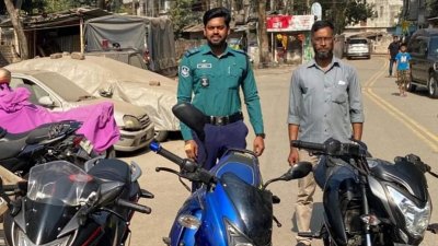 উদ্ধার হওয়া মোটরসাইকেল ও বাইকের প্রকৃত মালিক