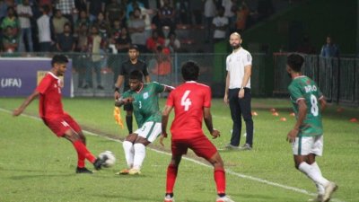 মালদ্বীপের মাঠে আবারও হতাশার গল্প লিখলো বাংলাদেশ।