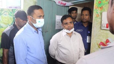 সুরক্ষা ডায়াগনস্টিক সেন্টারে অভিযান
