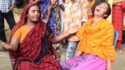 নিহতের স্বজনদের আহাজারি