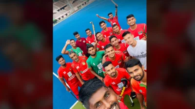বাছাইয়ের আগে ক্যাম্পে ঘাম ঝরাচ্ছে বাংলাদেশ।
