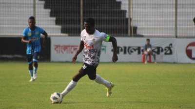 হ্যাটট্রিক করেছেন মোহামেডান অধিনায়ক দিয়াবাতে।