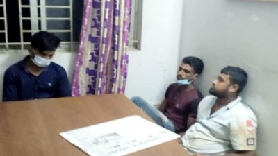 গ্রেফতারকৃত তিন অপহরণকারী