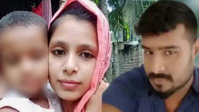 নিহত রিক্তা ও অভিযুক্ত আকাশ