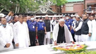 বঙ্গবন্ধুর সমাধিতে ডেপুটি স্পিকারের শ্রদ্ধা