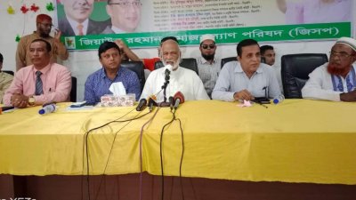 সভায় বক্তব্য রাখছেন মঈন খান