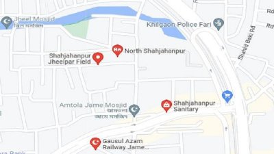 ম্যাপে শাহজাহানপুর