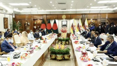 বাংলাদেশ-ব্রুনাই দ্বিপাক্ষিক আলোচনা (ছবি: ফোকাস বাংলা)