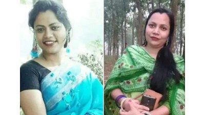 অভিযুক্ত খন্দকার সালমা শওমী ও শাহানাজ খন্দকার শাহীন