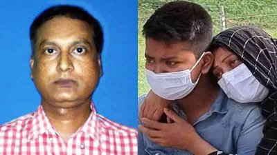 কমলেশ মোহন্ত শানুর স্ত্রী-সন্তানের আহাজারি