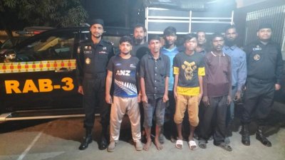 রাজধানী থেকে ৩১ ছিনতাইকারী গ্রেফতার